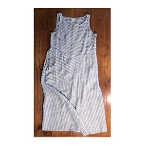 J. Jill striped linen dress
